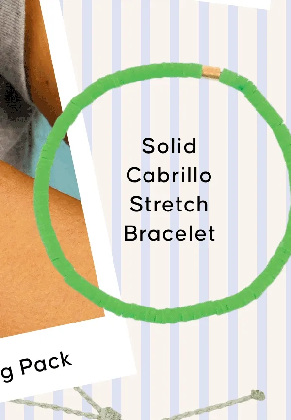 Solid Cabrillo Stretch Bracelet