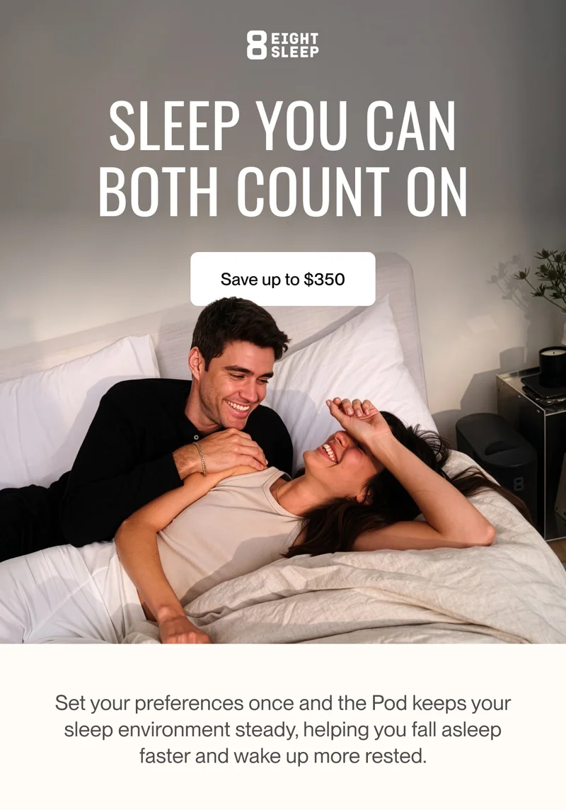 SLEEP YOU CAN BOTH COUNT ON