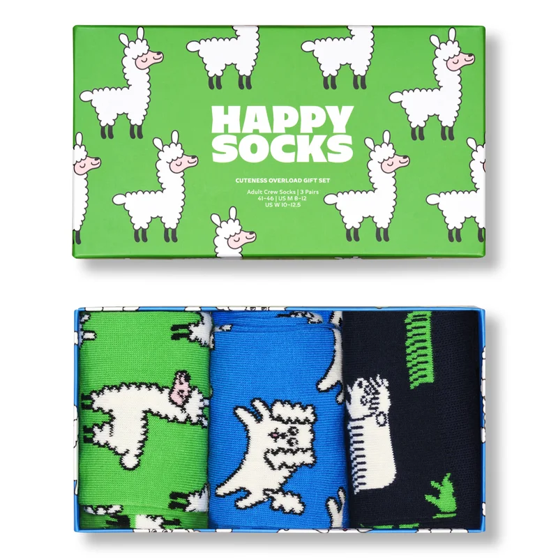 3-Pack Animals Socks Gift Set