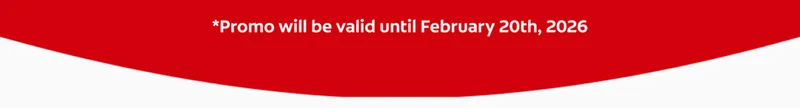 Promo will be valid until February 20th 2026