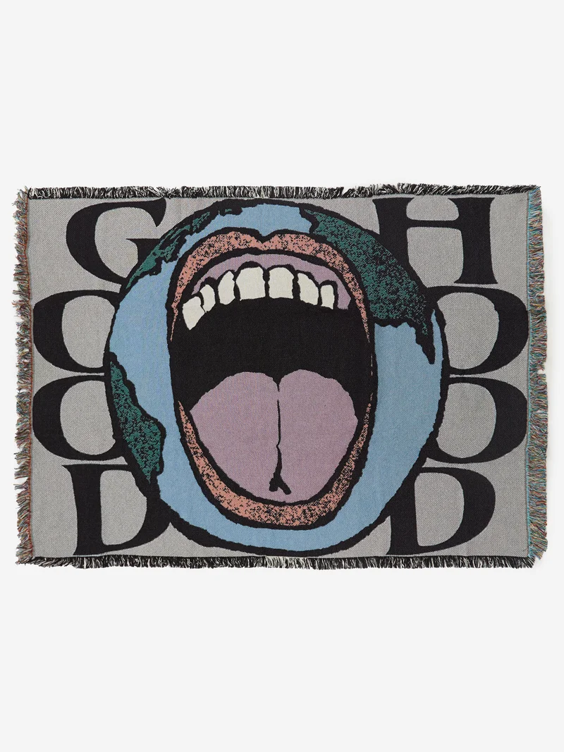 Image of Goodhood Lifestore Art Wall Tapestry Blanket - Big Mouth