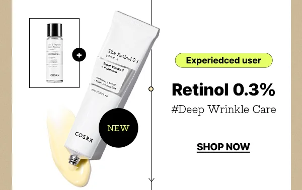 /NEW/ Retinol 0.3% Cream for Deep Wrinkle Care