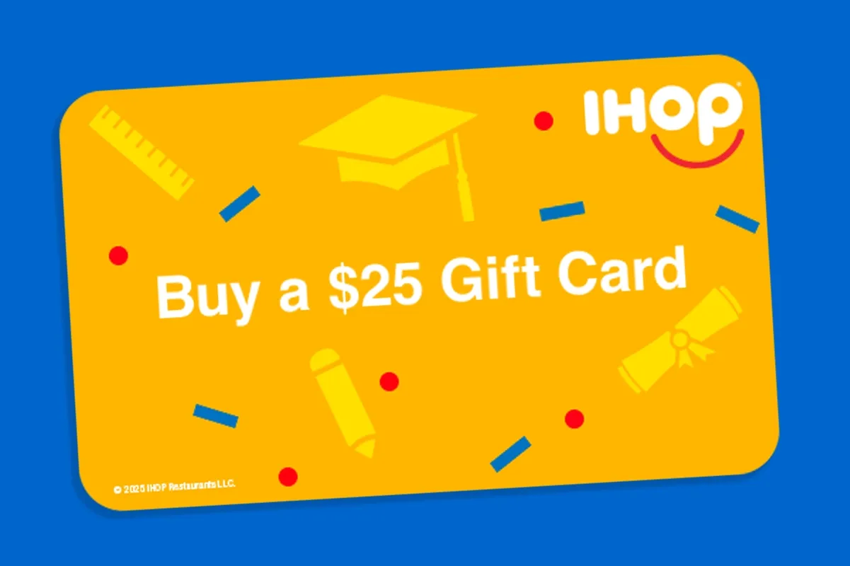 A gift card that says Congratulation alternates with messaging that says Get a $5 Bonus Card for yourself with every $25 gift card purchase.