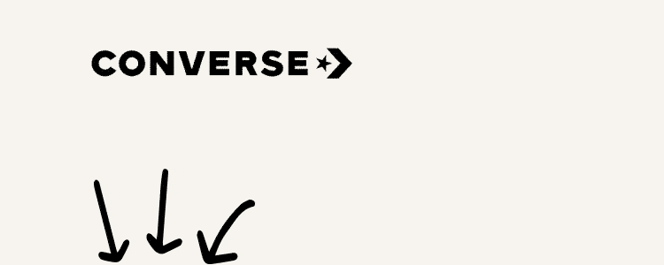 Converse Black Friday