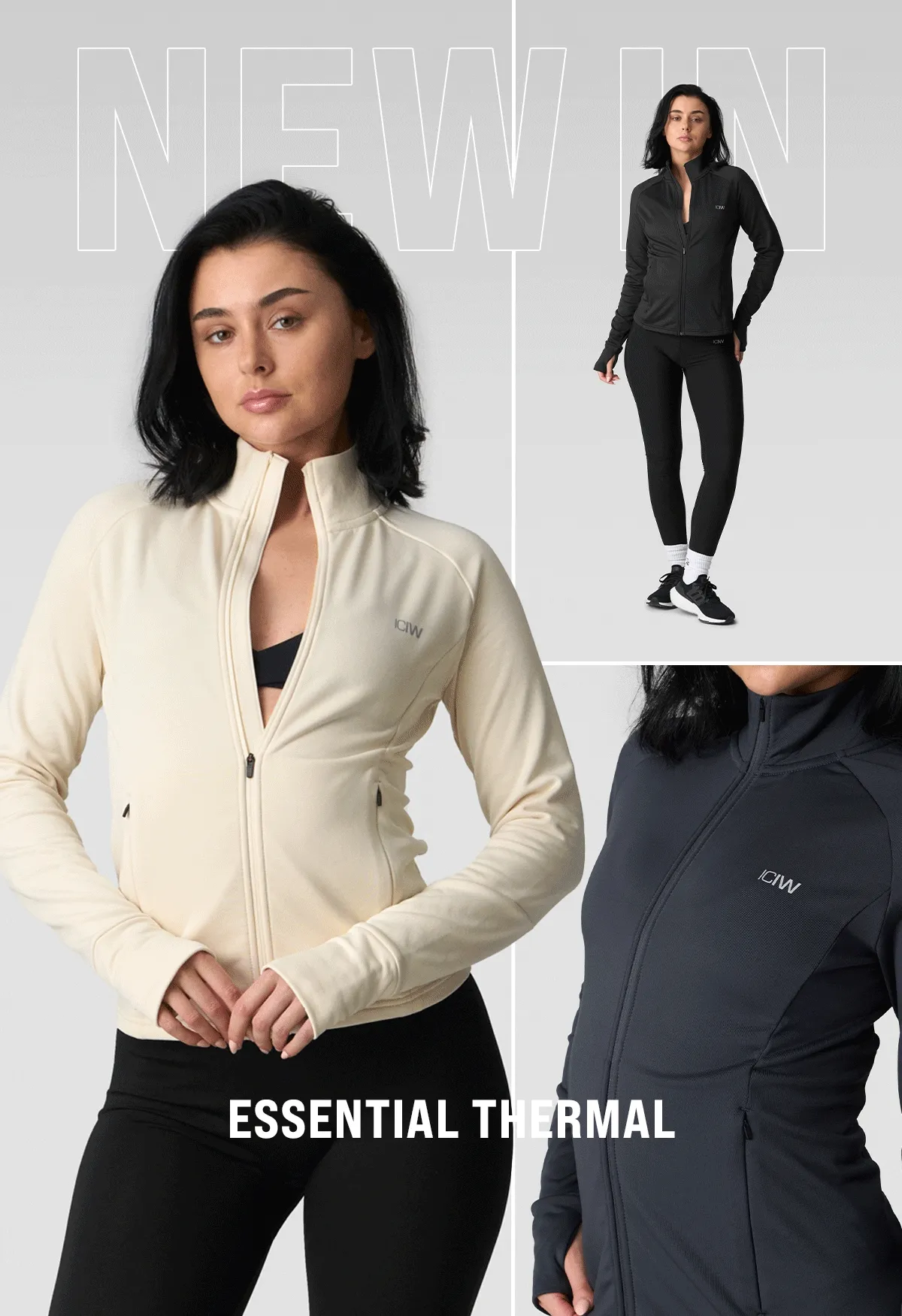 Essential Thermal Training Jacket Wmn Cream
