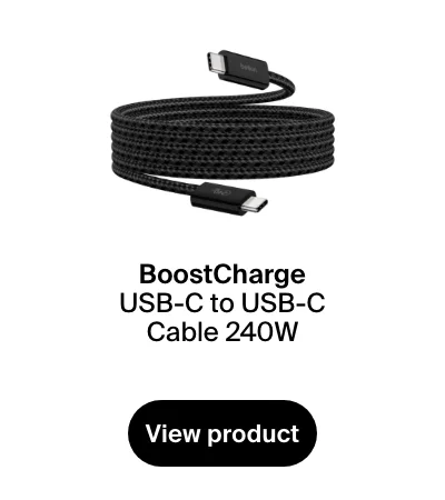 Belkin Braided 240W USB-C to USB-C Cable