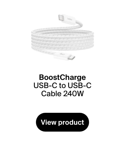 Belkin Braided 240W USB-C to USB-C Cable