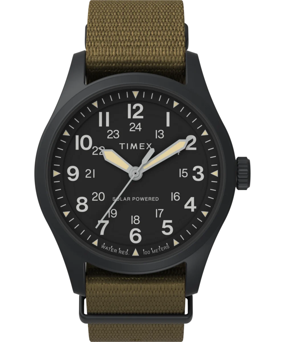 Image of Expedition Field Post Solar 36mm Recycled Fabric Strap Watch