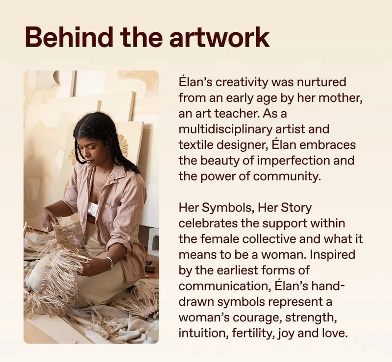 Behind the artwork - Her Symbols, Her Story.