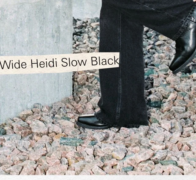 Wide Heidi Slow Black
