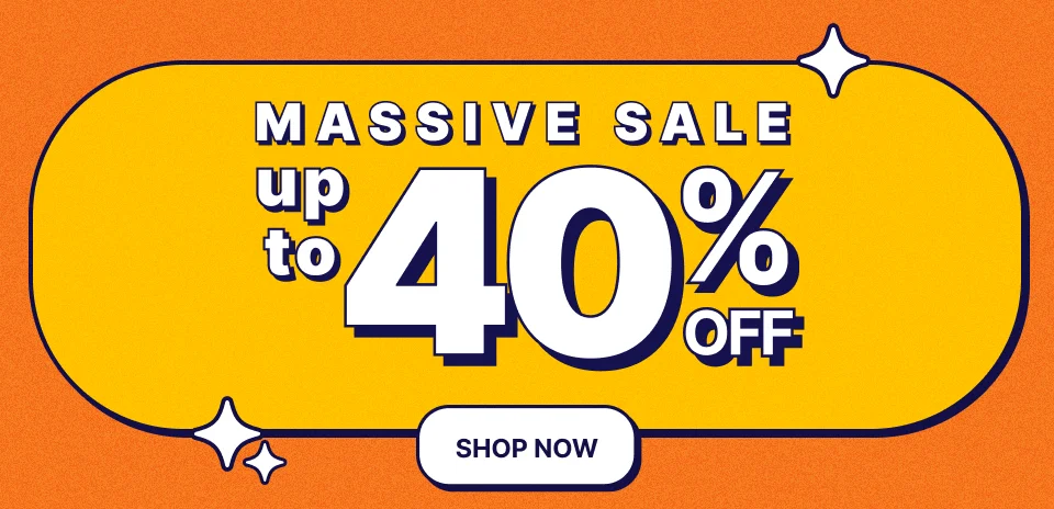 Up to 40% Off Sitewide