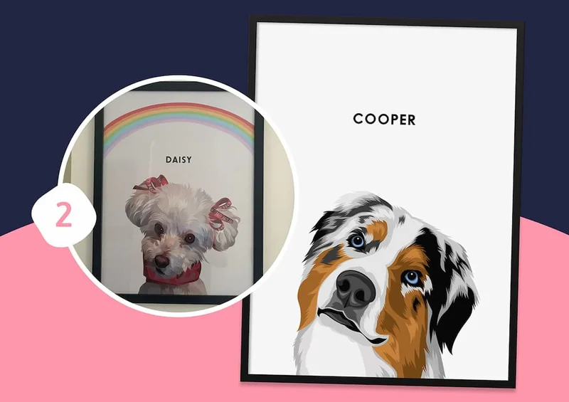 2. Modern Pet Portrait