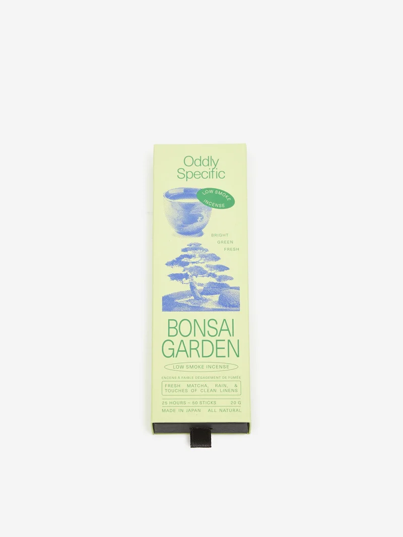 Image of Oddly Specific Low Smoke Japanese Incense - Bonsai Garden