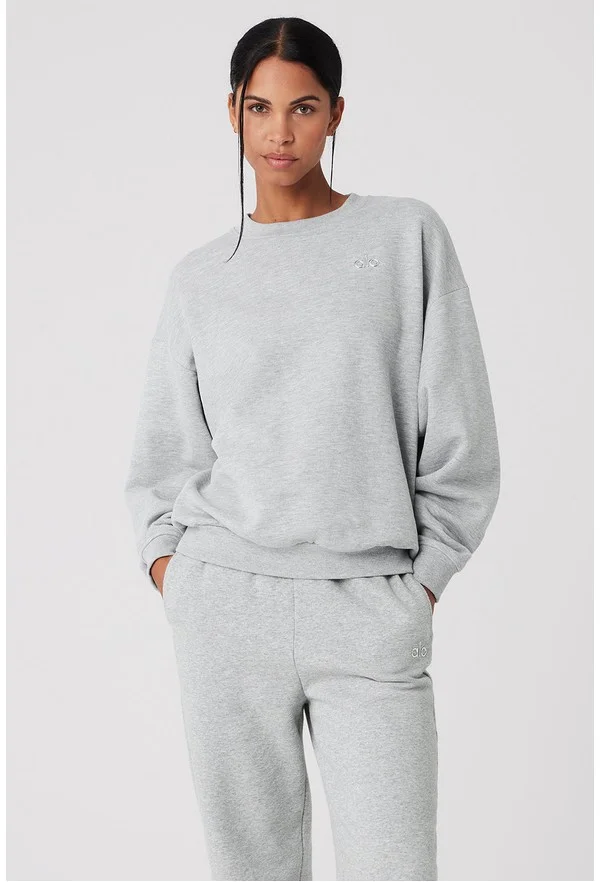 Accolade Crew Neck Pullover - Athletic Heather Grey - Athletic Heather Grey / 2XL