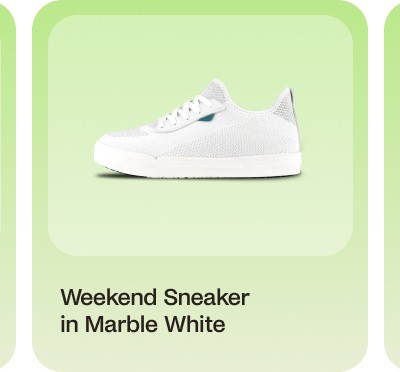 Weekend Sneaker in Marble White