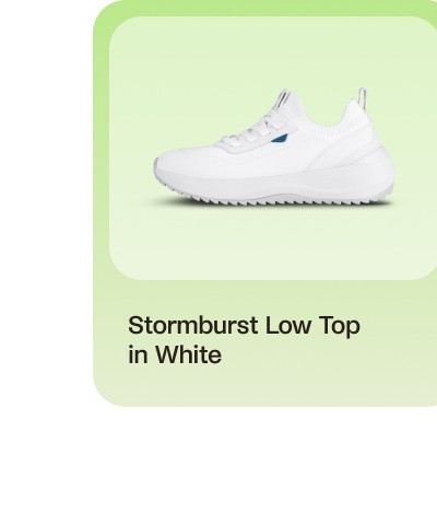 Stormburst Low Top in White