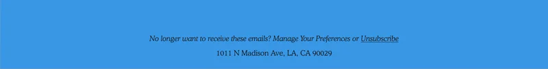 Manage Preferences
