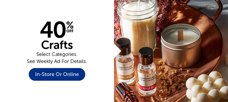40% Off Crafts