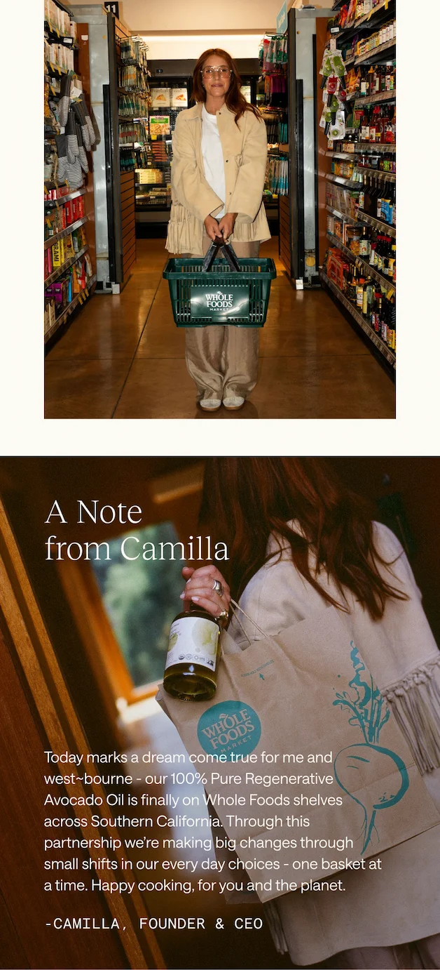 A note from Camilla