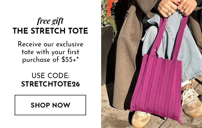 Free Stretch Tote welcome gift