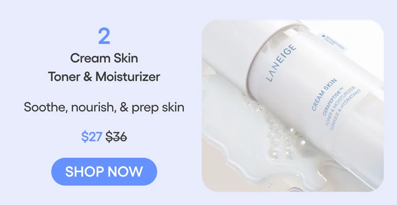 CREAM SKIN TONER & MOISTURIZER