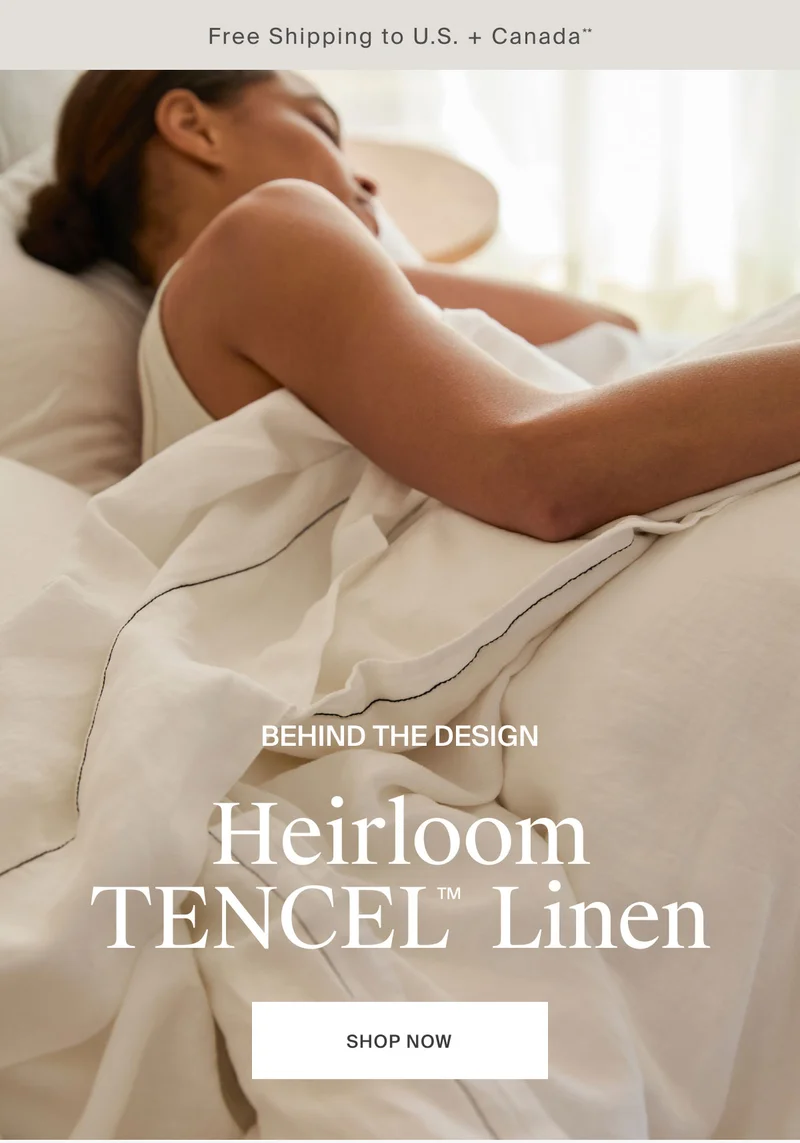 Heirloom TENCEL Linen | Shop Now