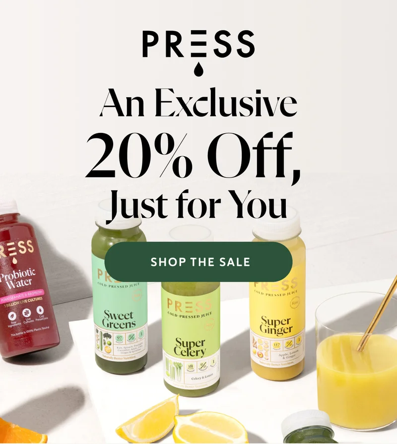 An Exclusive 20% Off, Just for You
