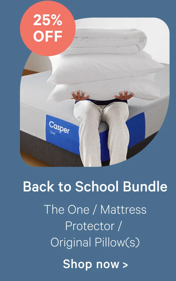 Back to School Bundle; The One / Mattress Protector / Original Pillow(s)