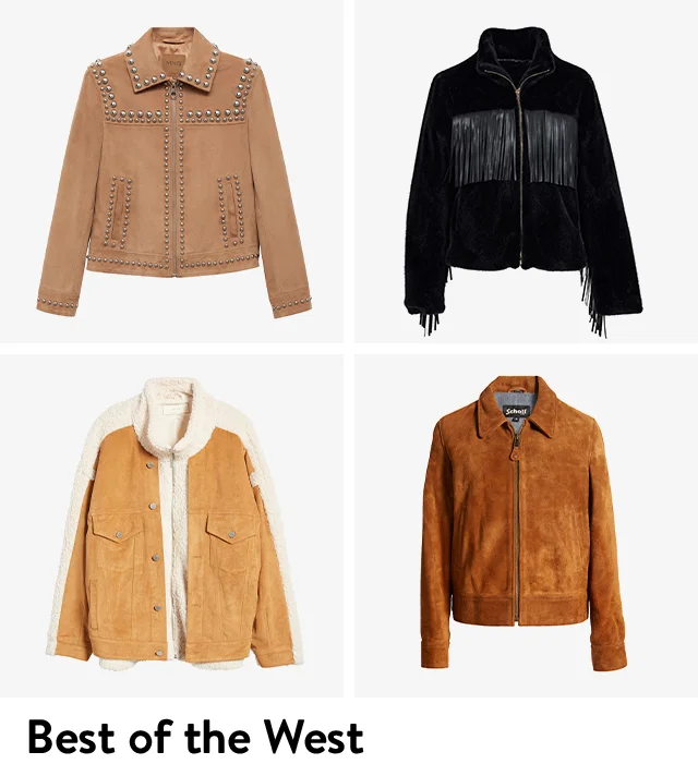 Four western-style jackets.