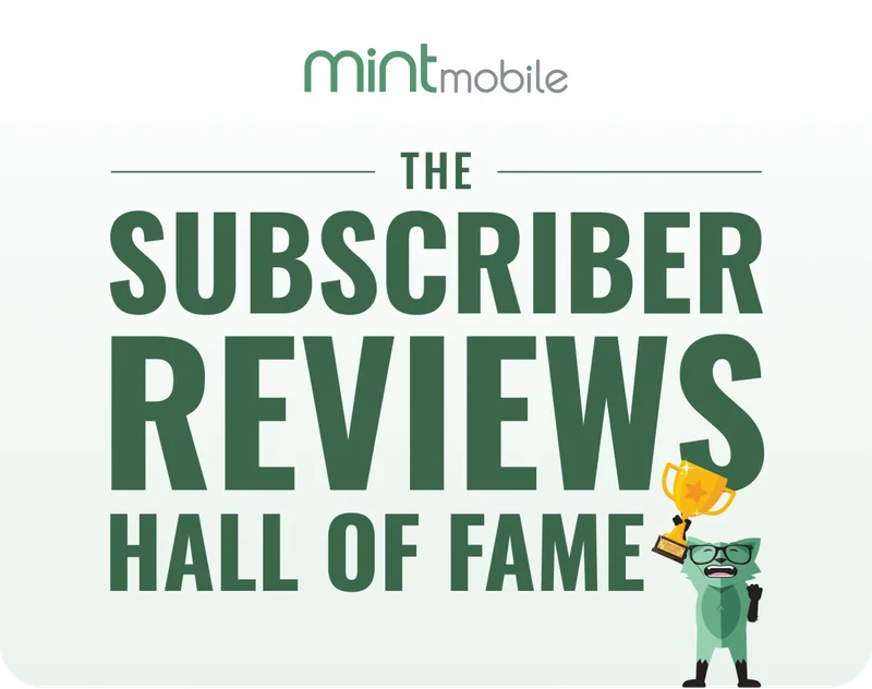 The subscriber reviews hall of fame