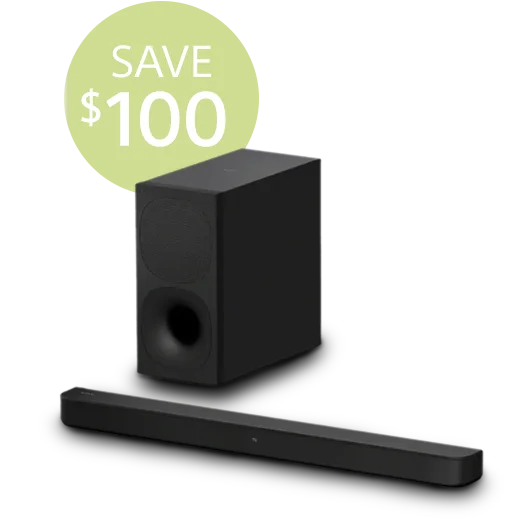 HT-S400 2.1ch Soundbar with Wireless Subwoofer