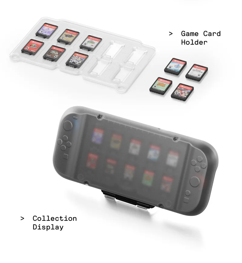 Game Card Holder with Collection Display