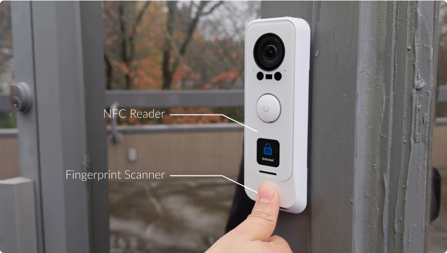 NFC Reader and Fingerprint Scanner for G4 Doorbell Pro