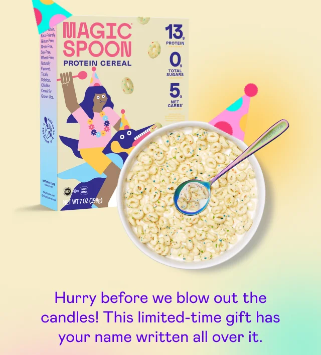 Hurry before we blow out the candles!