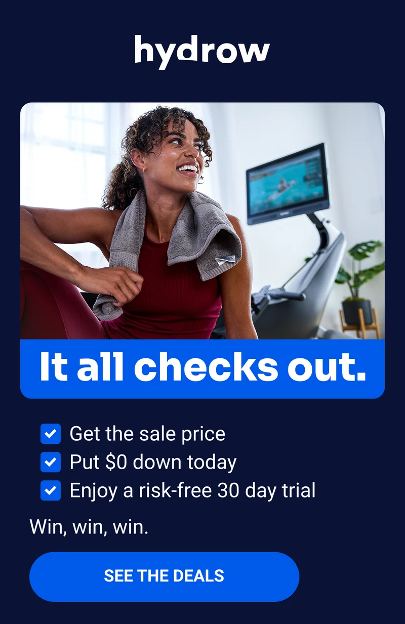 It all checks out Get the sale price Put $0 down today. Enjoy a risk-free 30 day trial Win, win, win. SHOP ROWERS
