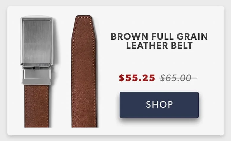 Shop Brown Full Grain Belt Shop Brown Full Grain Belt