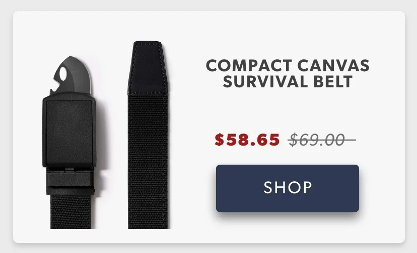 Compact Survival Belt Compact Survival Belt