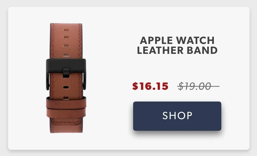 Shop Apple Watch Leather band Shop Apple Watch Leather band