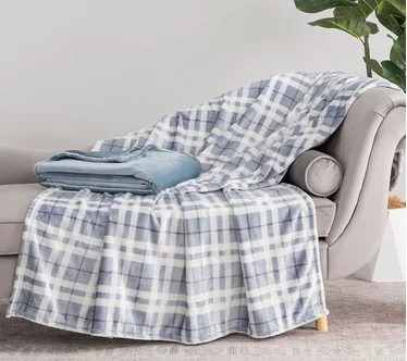 Berkshire Set of (2) 60x70 Velvetsoft Throws