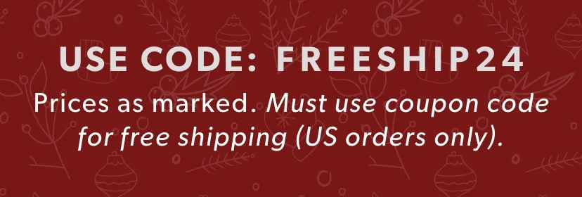 USE CODE: discount code for free shipping. Prices as marked.