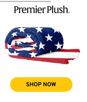 premier plush blankets stars & stripes