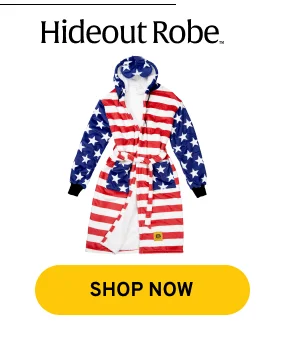 hideout robe stars & stripes