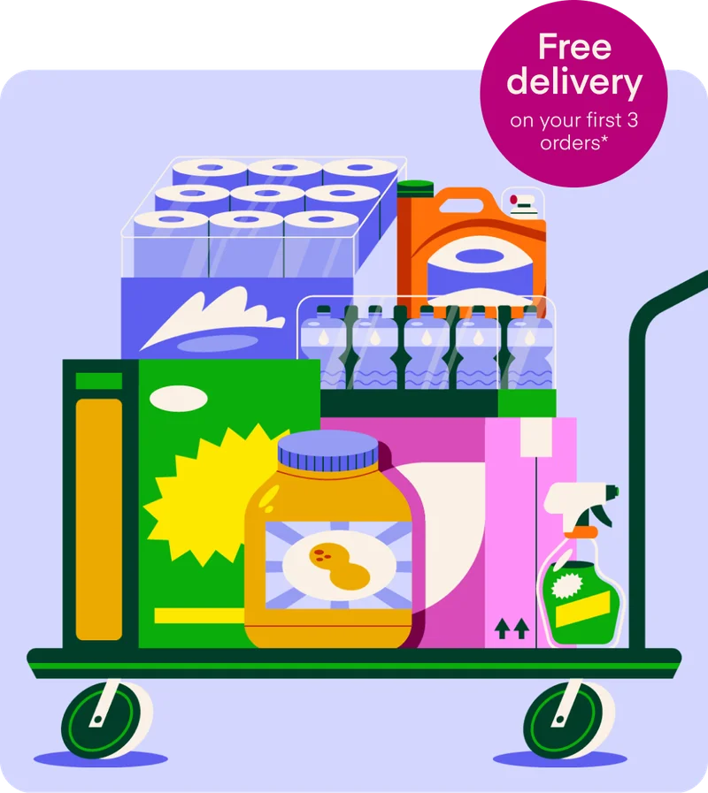 Free delivery - on your first 3 orders*