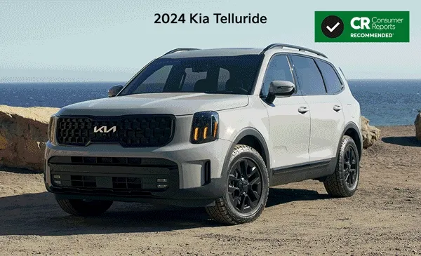 2024 Kia Sorento | 2024 Kia K5 | 2024 Kia Sportage | 2024 Kia Forte | 2024 Kia Seltos | 2024 Kia Telluride | CR Consumer Reports RECOMMENDED