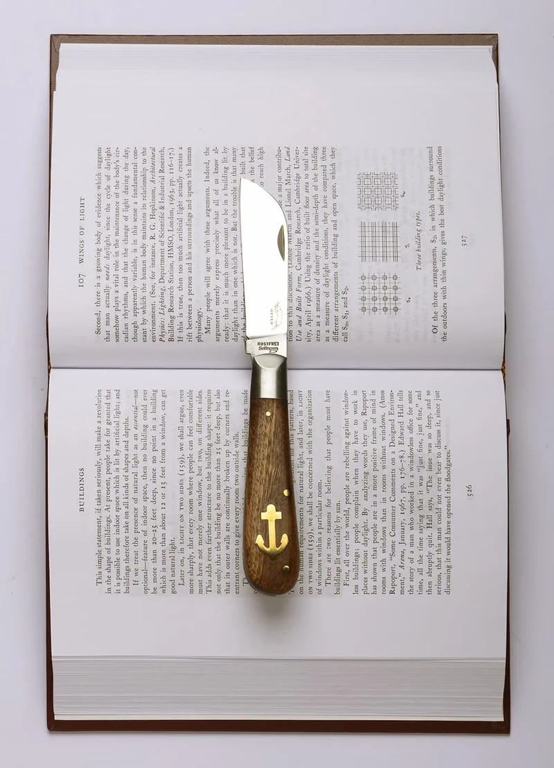 book and knife