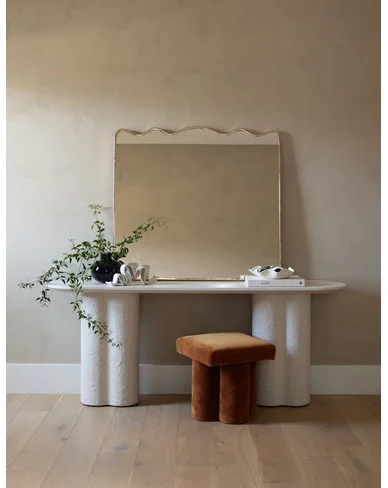 Rook Mantel Mirror by Sarah Sherman Samuel - Gold