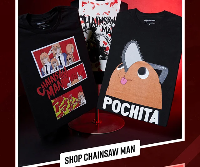 Crunchyroll Presents Ani-May 2024 Chainsaw Man. Shop Chainsaw Man