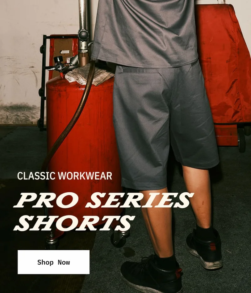 Pro Series Shorts. Classic workwear with added comfort and mobility.