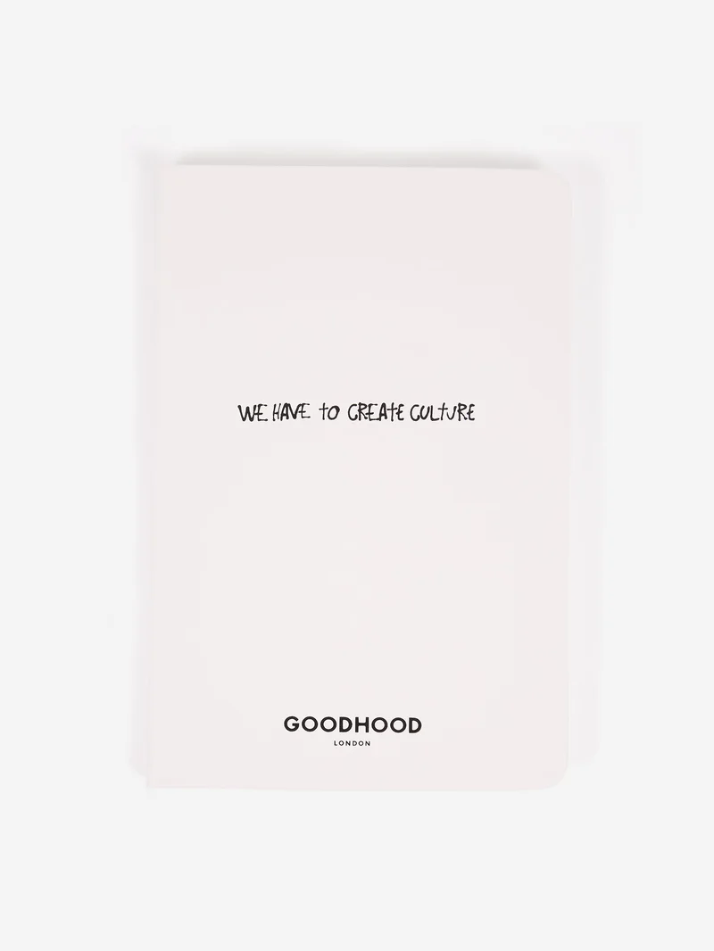 Image of Goodhood London Create Culture A5 Notebook - White