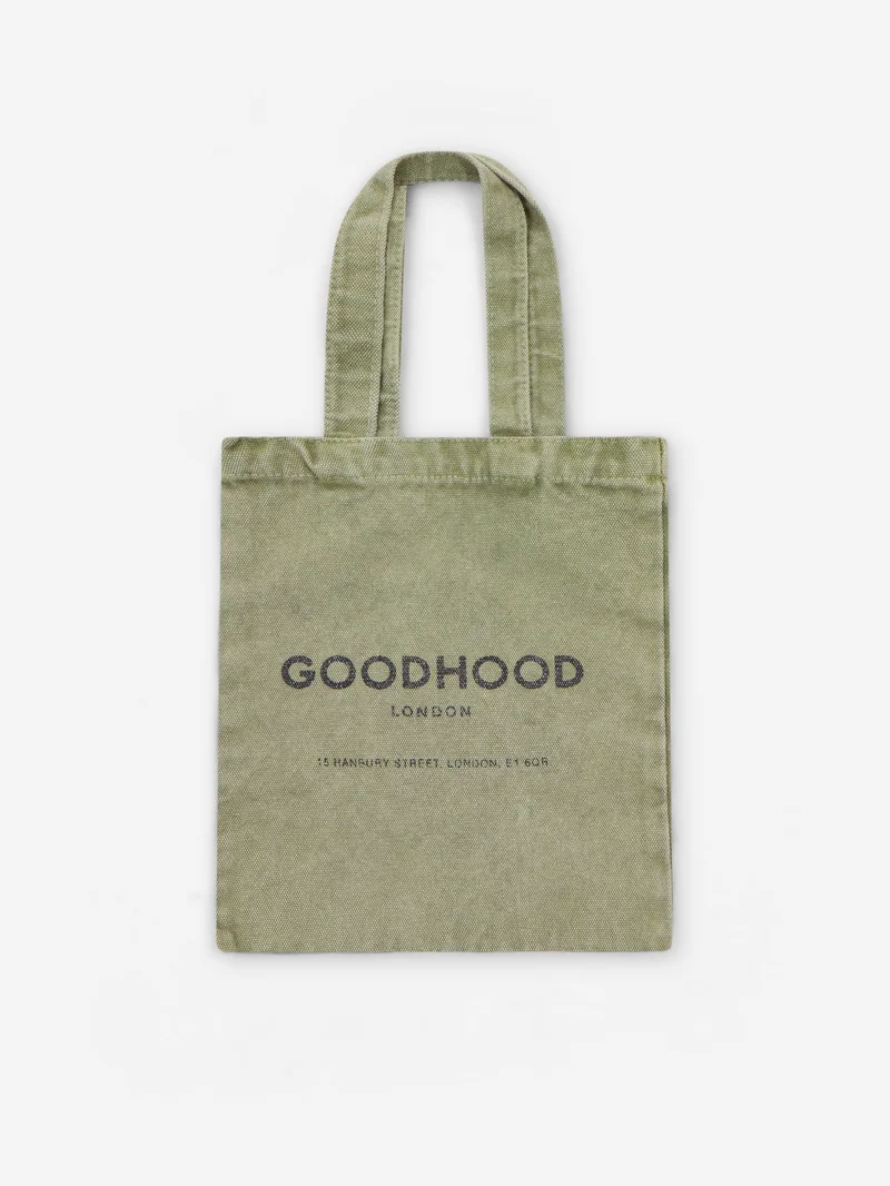 Image of Goodhood London Tote Bag Small - Olive